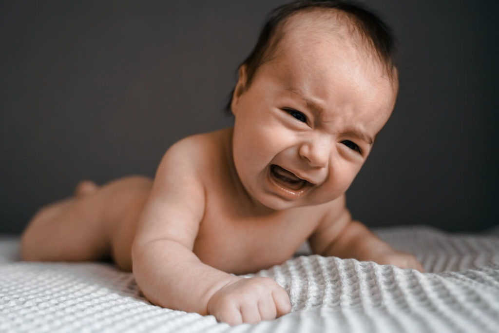 Constipation For Breastfed Babies - Baby Crying From Stomach Pain