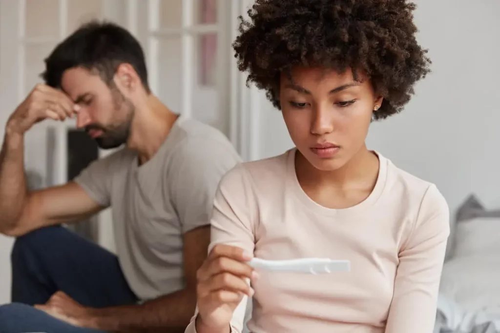 Does Infertility Last Forever? - Sad Couple about the Negative Pregnancy Test
