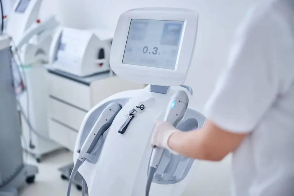 Are Anti-Aging Clinics Medically Recognized - Professional skin treatment machine at an anti aging clinic